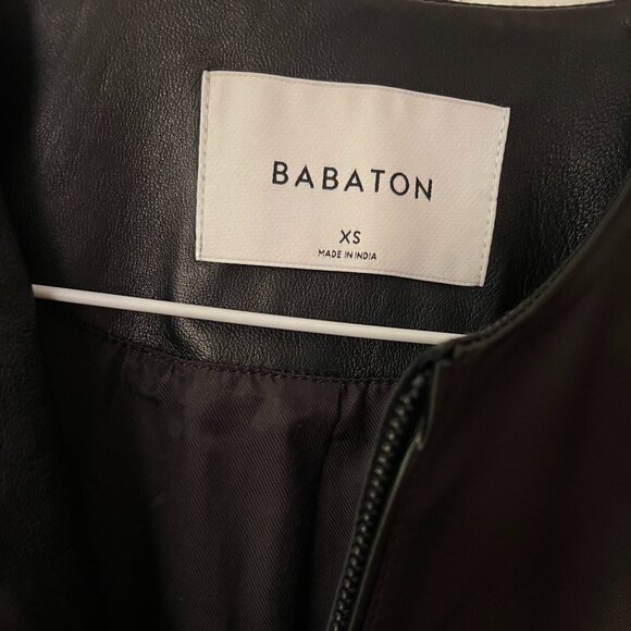 Babaton Jett Leather Jacket - Picture 2 of 3